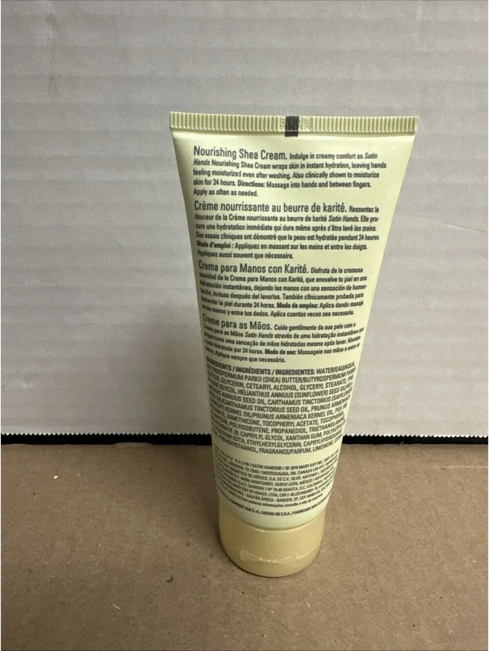 Mary Kay Satin Hands Nourishing Shea Cream Lotion White Tea And Citrus FULL SIZE